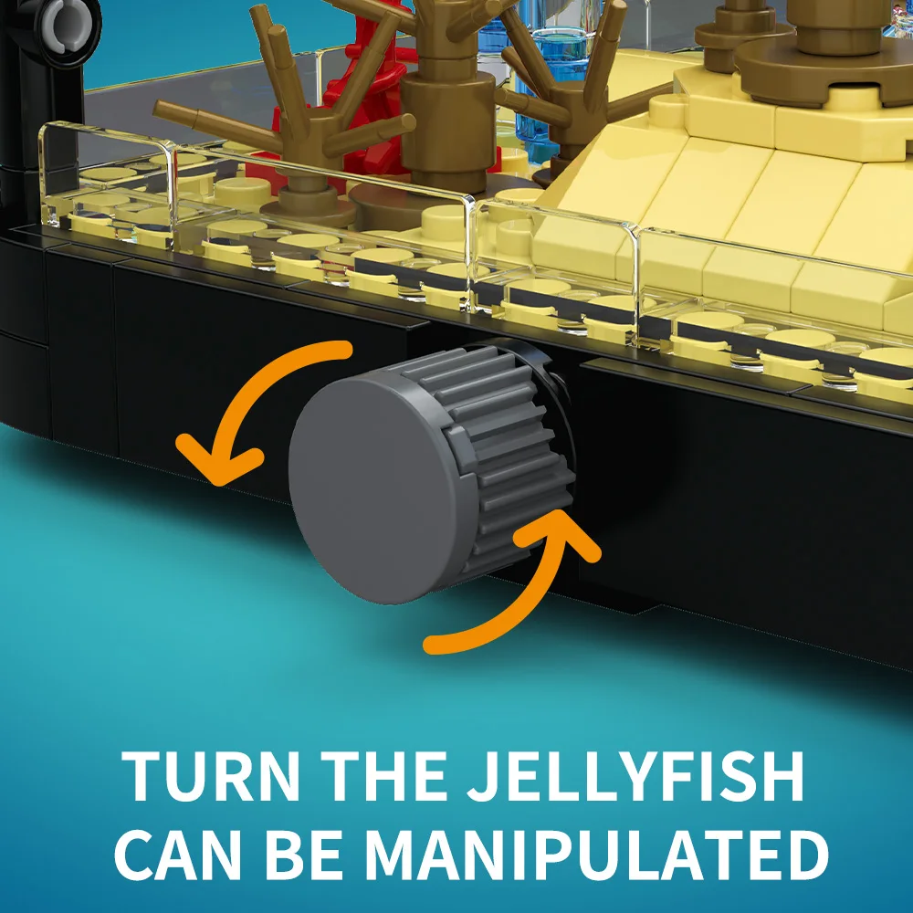 Fish Tank Building Block Set w - Aquarium Marine Lights 评论和价格
