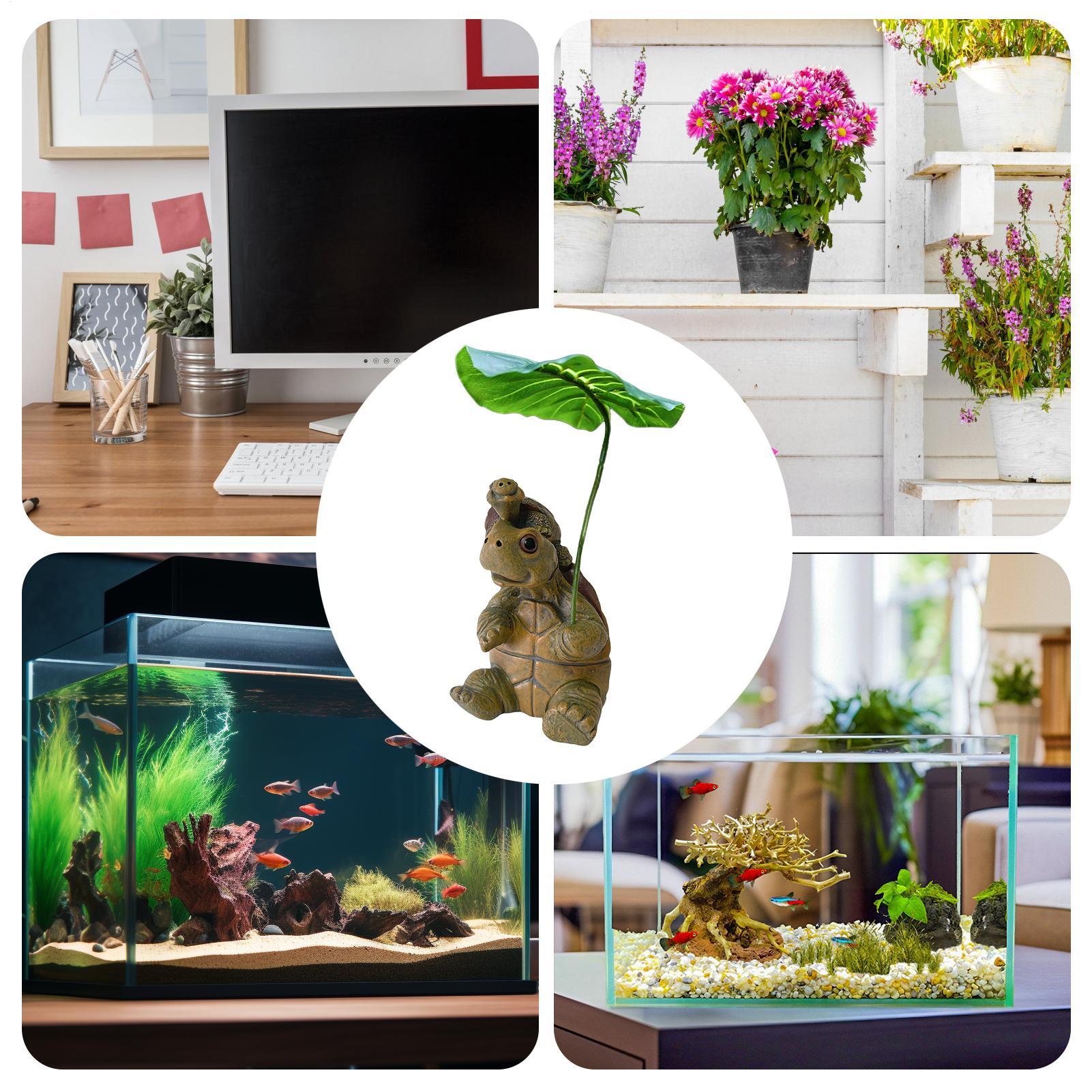 Turtle Figurine Fish Tank Deco - Marine Fish Tank 评论和价格