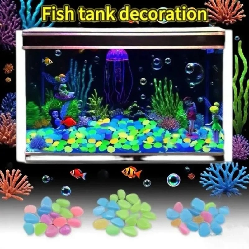 100-1000PCS Luminous Stone Gar - Marine Fish Tank 评论和价格